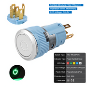 Green  Momentary SPDT 1.8V~6V