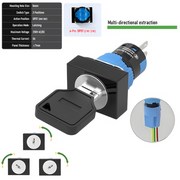 3-Position DPDT Maintain M