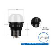 White AC DC 220V E