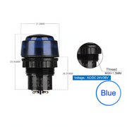 Blue  AC DC 24V