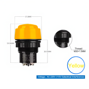 Yellow AC DC 220V