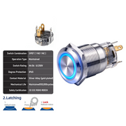 Blue SPDT Latching