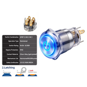 Blue DPDT Latching