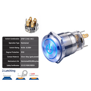 Blue DPDT Latching