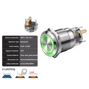 Green SPDT Latching
