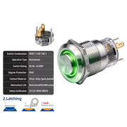 Green SPDT Latching