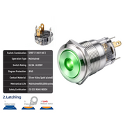 Green SPDT Latching