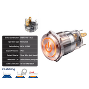 Orange SPDT Latching