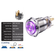 Purple SPDT Latching