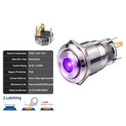 Purple SPDT Latching