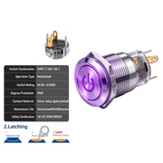 Purple SPDT Latching