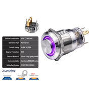 Purple SPDT Latching