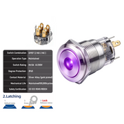 Purple DPDT Latching