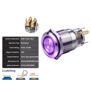Purple DPDT Latching