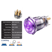 Purple DPDT Latching