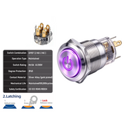 Purple DPDT Latching