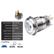 White SPDT Latching