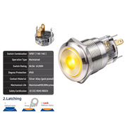 Yellow SPDT Latching