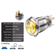 Yellow SPDT Latching