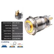 Yellow SPDT Latching