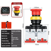 Red TURN TO RESET 4NC 16A