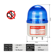 Blue Always On No Buzzer Bolt Mount