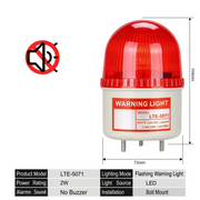 Red Flashing No Buzzer Bolt Mount