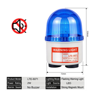 Blue Flashing No Buzzer Magnetic Mount