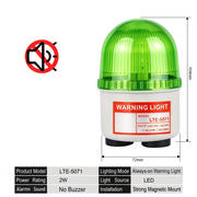 Green Always On No Buzzer Magnetic Mount