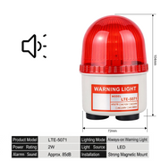 Red Always On Buzzer Magnetic Mount