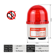 Red Always On No Buzzer Magnetic Mount