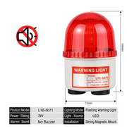 Red Flashing No Buzzer Magnetic Mount