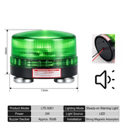 Green Always On Buzzer Magnetic Mount