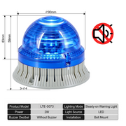 Blue Always On No Buzzer Big Bolt Mount