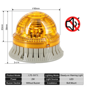Yellow Always On No Buzzer Big Bolt Mount