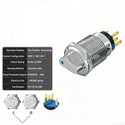Blue 2-Positions SPDT Maintained