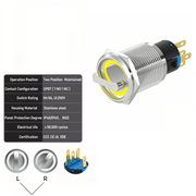 Yellow 2-Positions SPDT Maintained