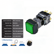 Green Momentary TPDT