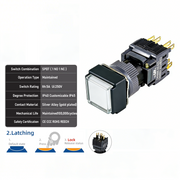 White Maintained SPDT