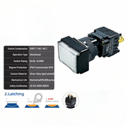 White Maintained SPDT