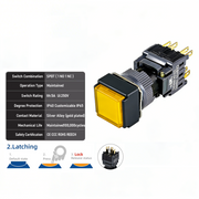 Yellow Maintained SPDT