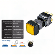 Yellow Maintained DPDT