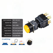 Yellow Maintained TPDT