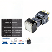 White Maintained SPDT