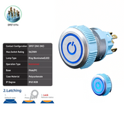 Blue DPDT Maintained