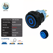 Blue DPDT Maintained