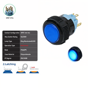 Blue SPDT Maintained