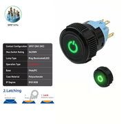 Green DPDT Maintained