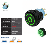 Green DPDT Maintained