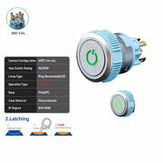 Green SPDT Maintained